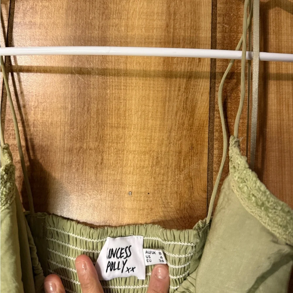Princess Polly Emily Maxi Dress Green $74 Retail Sold Out - Picture 11 of 14